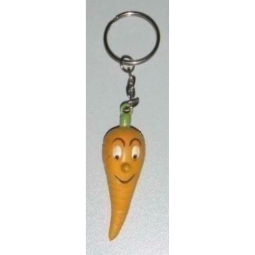 Nieuwe sleutelhanger met vrolijk worteltje