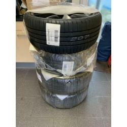 22 inch nieuwe Orig Tesla Model X Onyx Velgen/banden breedse