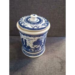 Voorraadpot delftsblauw van blond amsterdam