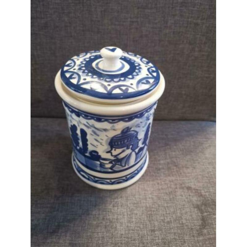Voorraadpot delftsblauw van blond amsterdam