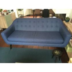 Made Ritchie 3-zitsbank, marineblauw