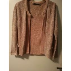 Dames vest Zalm/Roze Maat Small