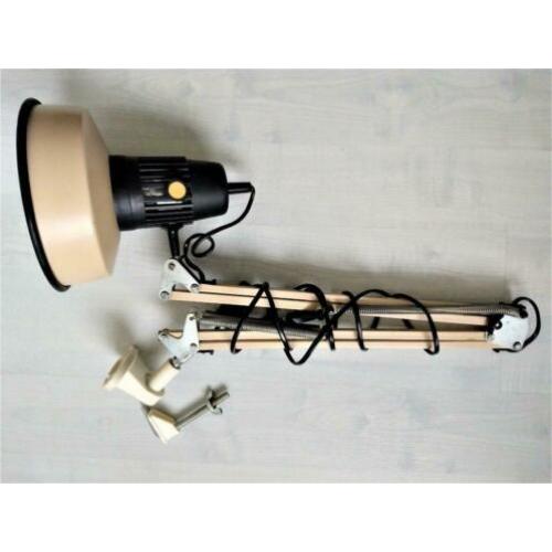 vintage architectenlamp,wandlamp of als tafellamp