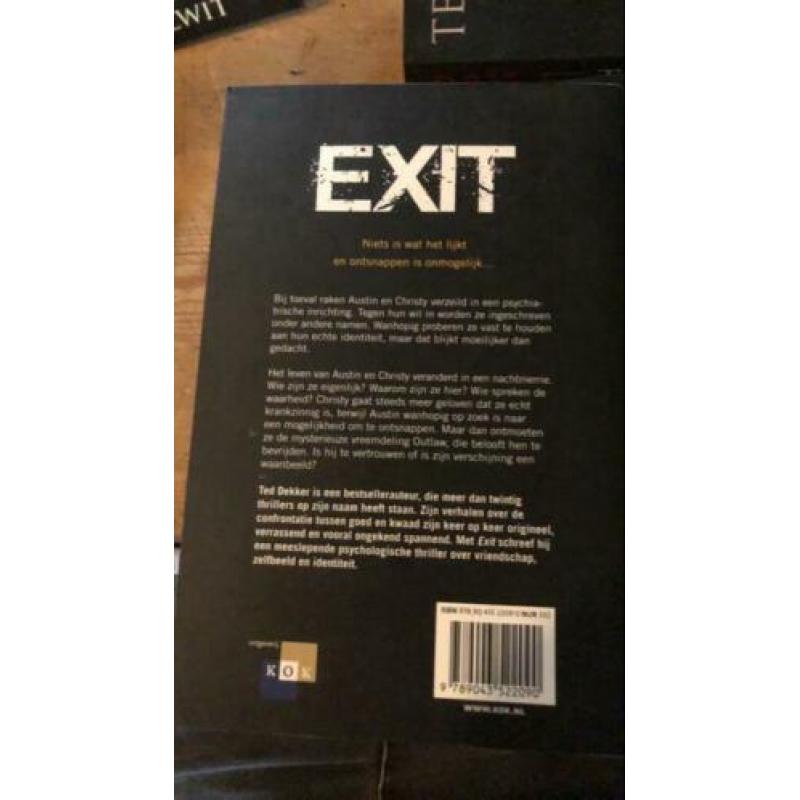 3 x Ted Dekker. Oogwenk. Exit. Dri3