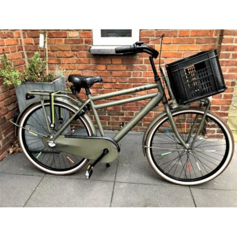 Cortina U4 Transport Jongensfiets Legergroen 26 inch 3 Nexus