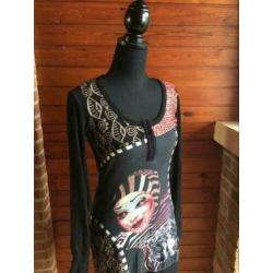 fantastisch mooi orgineel desigual tuniek maat S / M