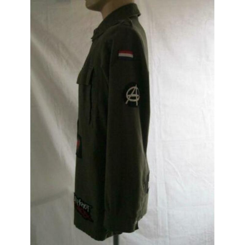 maat S (108) militaire KL jas, legergroen