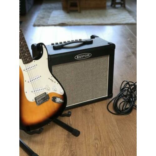 Fender squirer Strat incl. Versterker