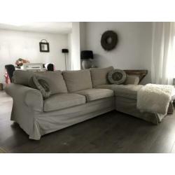Ektorp 3-zits bank met Chaises Longues