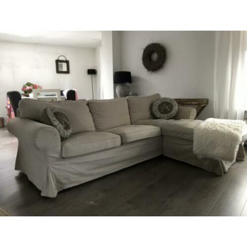 Ektorp 3-zits bank met Chaises Longues
