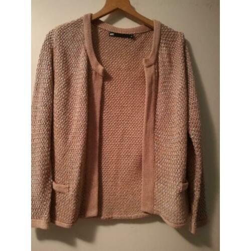Dames vest Zalm/Roze Maat Small