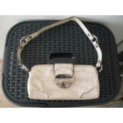 claudio ferrici damestas 2 x - fossil rode leren tas