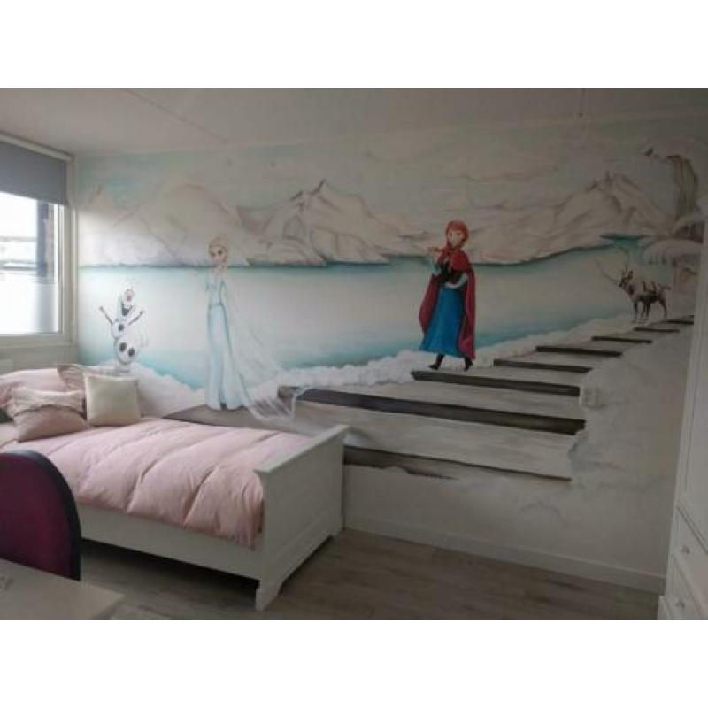 Artpainter muurschildering voor babykamer en kinderkamer