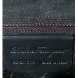 NIEUW suede Salvatore Ferragamo tasje, damestas, tas, zwart