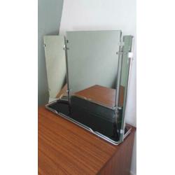 Vintage klapspiegel met plankje € 25,-