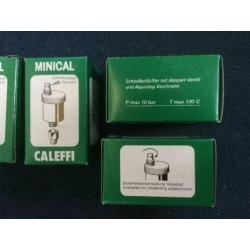 Caleffi automatische ontluchter, Minical 3/8" met klep