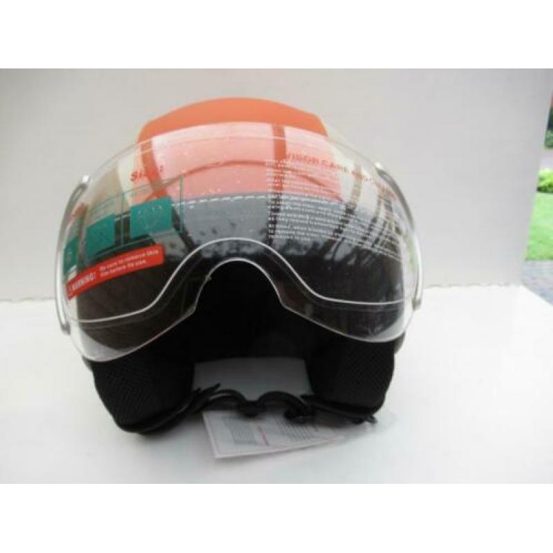 Jethelm Motor Scooter Brommer Snorfiets Helm XS, S, M en L