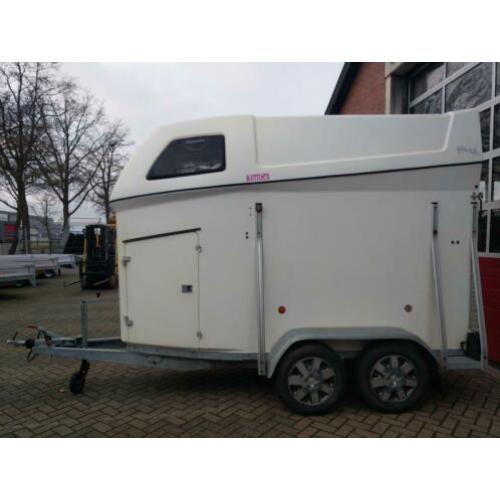 Zeer mooie Xx-trail 1,5 paardstrailer met zadelkamer.