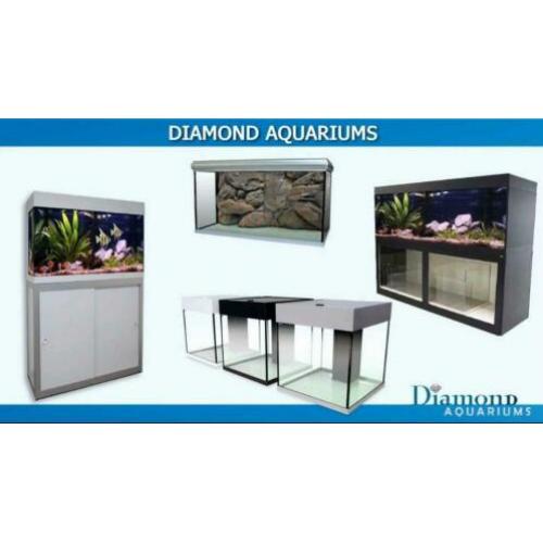 Diamond maatwerk aquarium, geheel gebouwd zoals u wilt