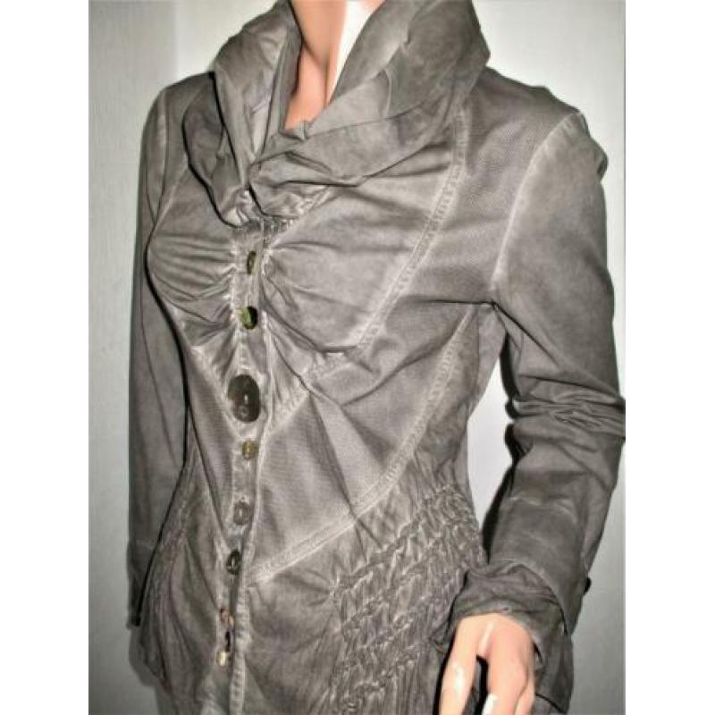 ELISA CAVALETTI ! Grijze blouse mt 36.