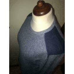 Mooie heren trui maat xl blauw maat xlarge leuk sweater