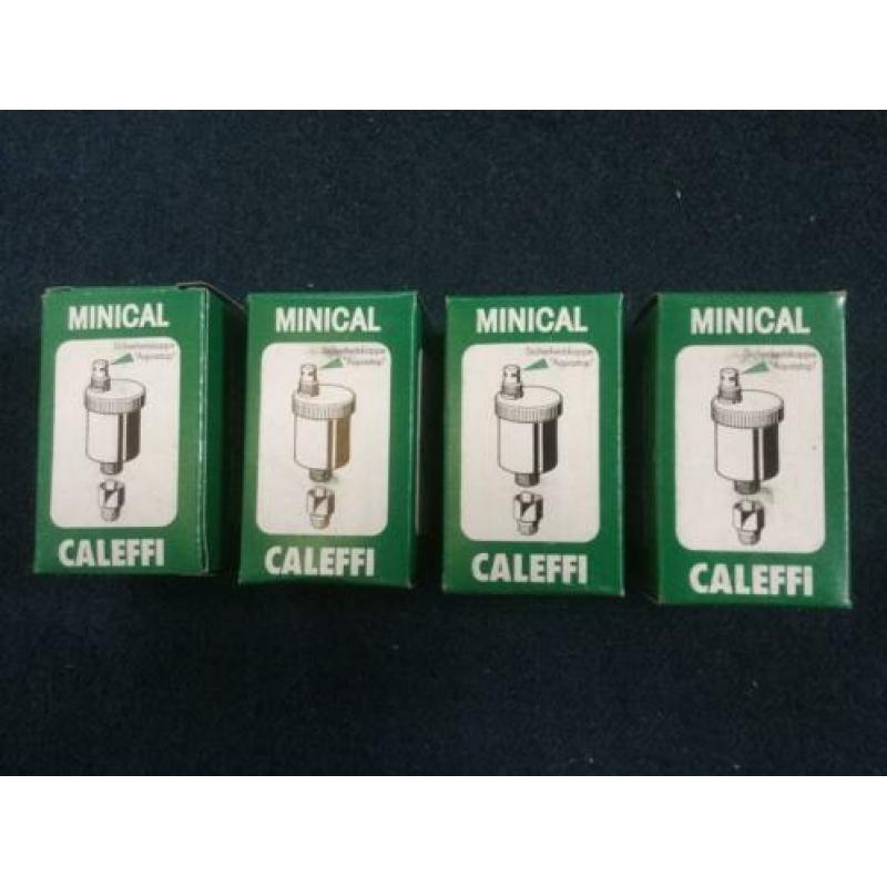 Caleffi automatische ontluchter, Minical 3/8" met klep