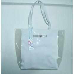 Nieuwe witte lak tas + make-up tasje van Carpisa
