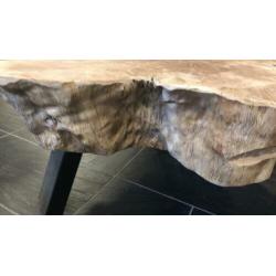 Boomstam salontafel 110 cm