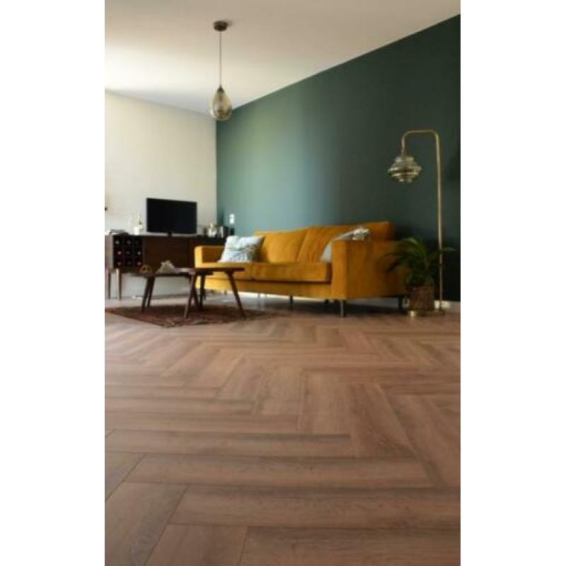 Visgraat Laminaat G5 drop lock makkelijk leggen!