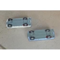 2 x Ford Zephyr van Corgi