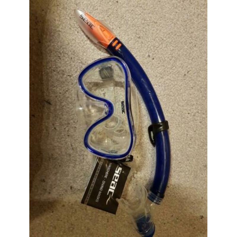 Seac snorkelset blauw