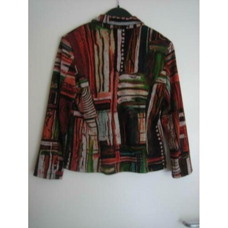 Prachtig tricot vest-jasje in herfsttintenJOËLLE 38 Snazzeys