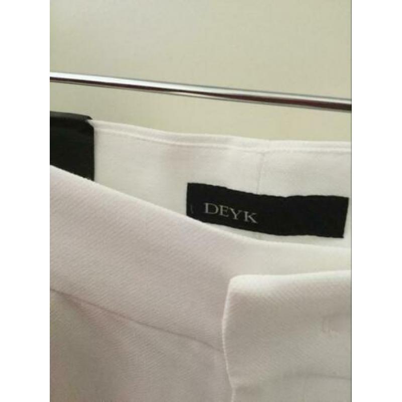 Broek wit wijde pijpen 40 L / crème en jeans Cambio Acne