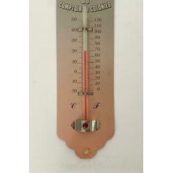 Frans metalen thermometer Cafés du Comptoir des Colonies