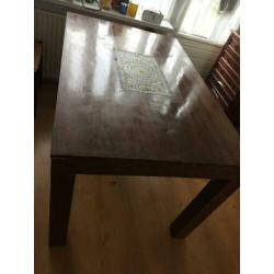 Eettafel aangeboden