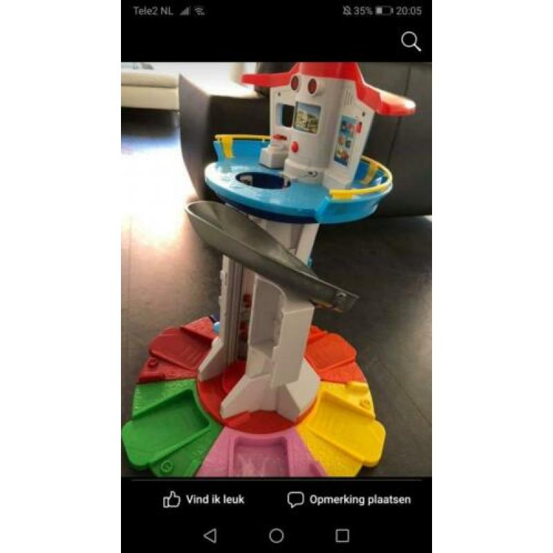 Paw patrol uitkijktoren XL zie omschrijving set speelgoed