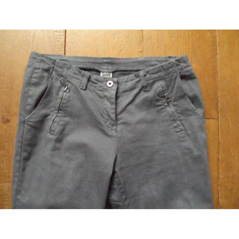 Made in italy broek nieuw kleur grijs maat l