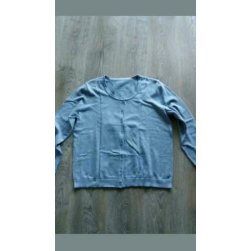 2 cecil vestjes, blauw en groen xxl/46-48