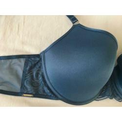 Nieuw CHANTELLE 85B luxe T-shirt BH kant PYRAMIDE blauw 85 B