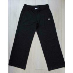 ZGAN zwart ADIDAS gaaf stretch broek rechte pijpen M-L