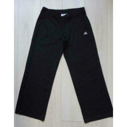ZGAN zwart ADIDAS gaaf stretch broek rechte pijpen M-L