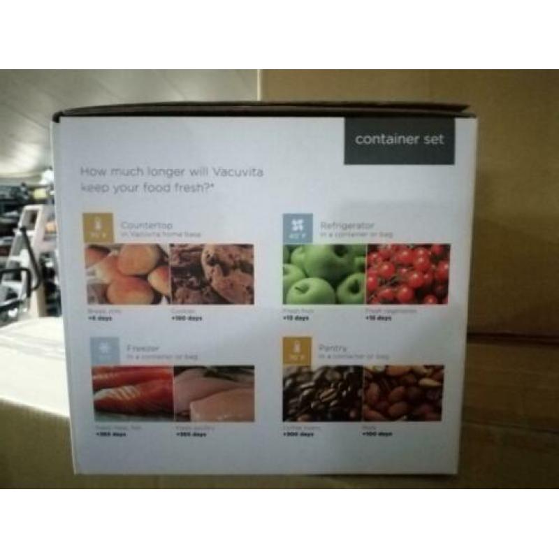 Partij Vacuvita vacuüm opbergcontainers en vacuüm zakken