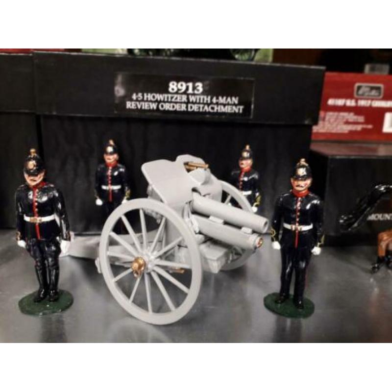 4 COMPLETE WW1 DIORAMA SOLDATEN SETS van W.BRITAIN mint OVP
