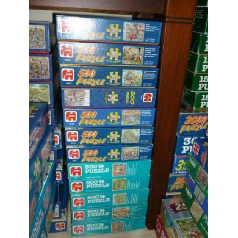 diverse kleine Jan van Haasteren puzzels (ook zeldzame)