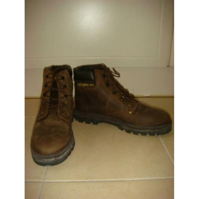 NIEUW Caterpillar bruine hoge heren schoenen Colorado 46