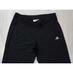 ZGAN zwart ADIDAS gaaf stretch broek rechte pijpen M-L