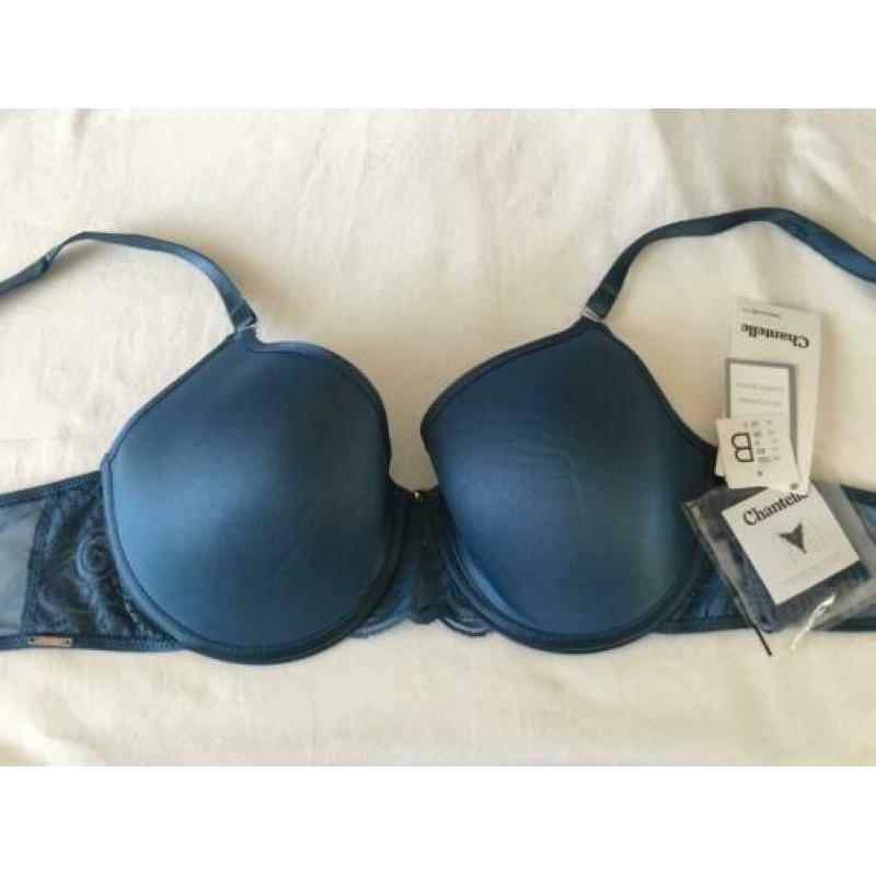 Nieuw CHANTELLE 85B luxe T-shirt BH kant PYRAMIDE blauw 85 B