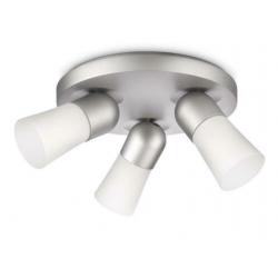 Plafondspot PHILIPS ecomoods Cheer Aluminium 3x12W -45%!!!