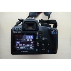 Canon EOS 1000d EFS 18-55 mm + EFS 55-250 mm lens