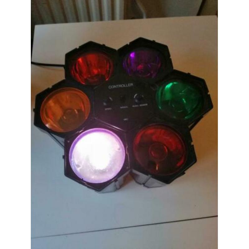 Stroboscoop, lichtorgel, discolamp